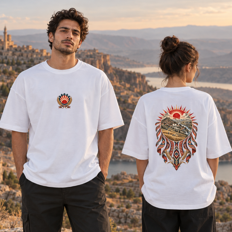 Aynı Güneşin Altında | Özel Tasarım Oversize Tişört – 29 Ekim Koleksiyonu