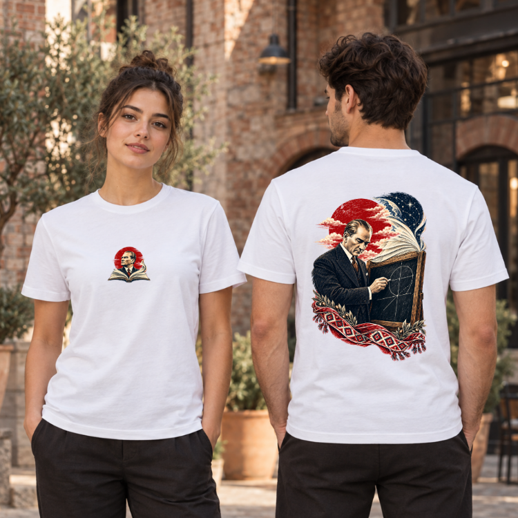 Yarının Dersi | Atatürk Baskılı Regular Tişört – 29 Ekim Özel Koleksiyon