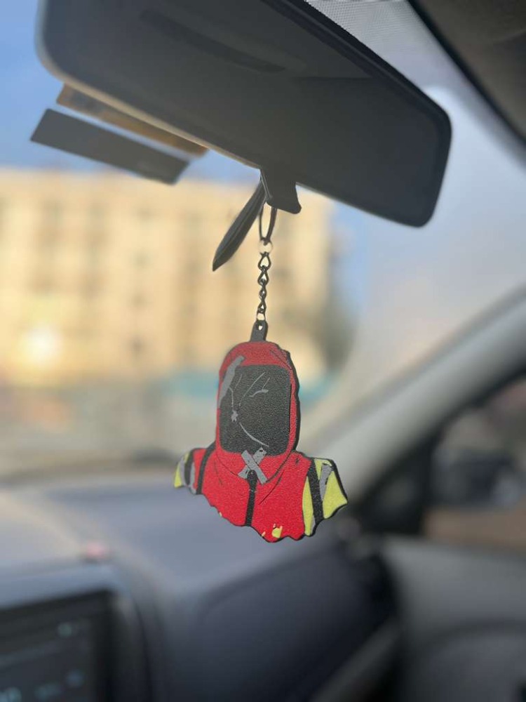 Rust Hazmat Düz Anahtarlık