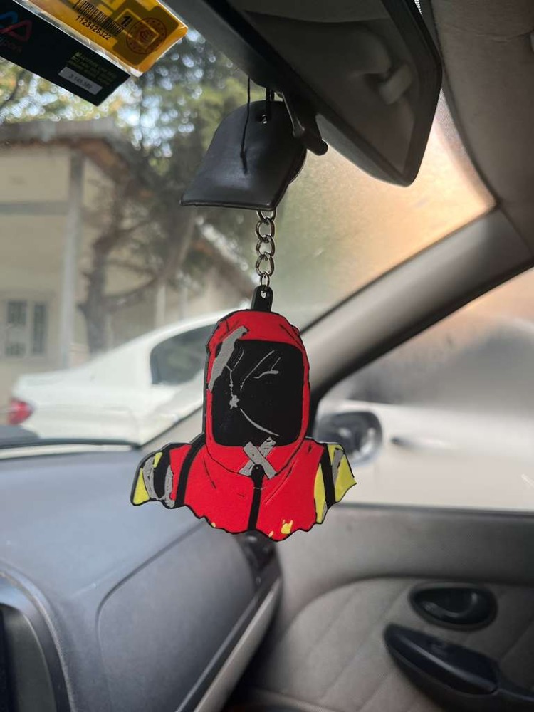 Rust Hazmat Düz Anahtarlık