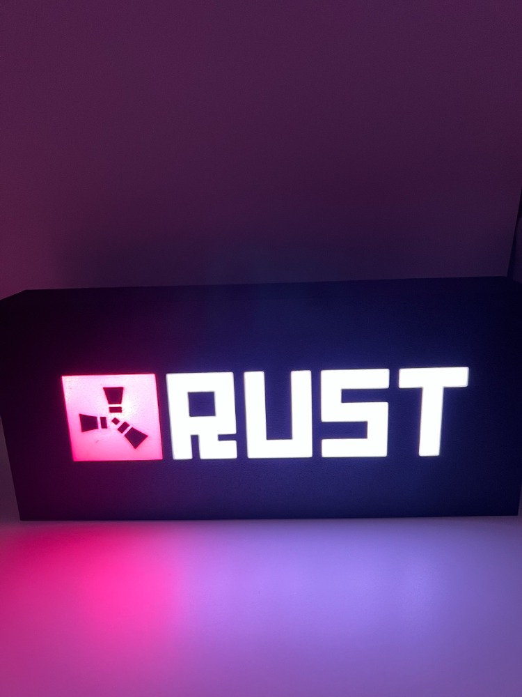 Rust Renkli Masa Işığı