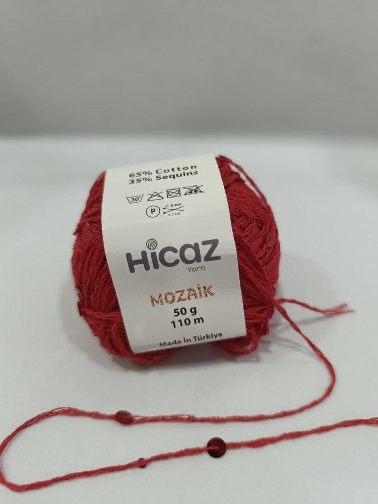 Hicaz İri Pullu El Örgü İpi 50gr 

