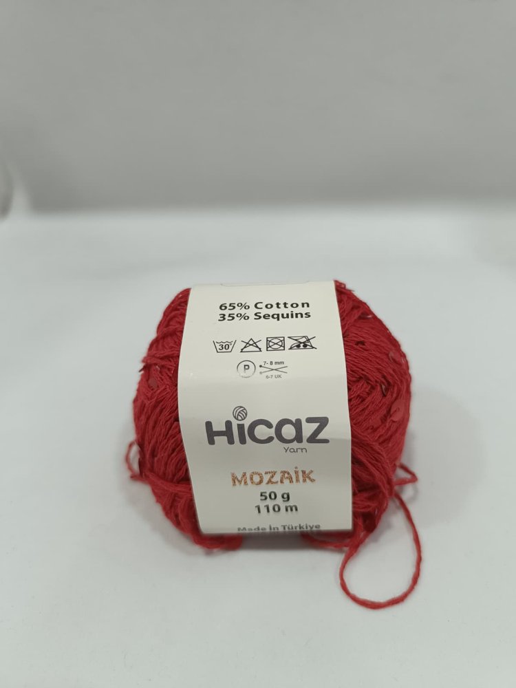 Hicaz İri Pullu El Örgü İpi 50gr 
