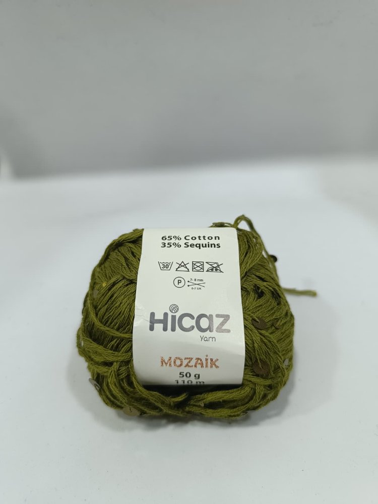 Hicaz İri Pullu El Örgü İpi 50gr 
