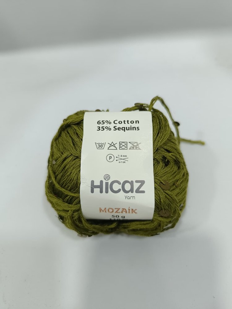 Hicaz İri Pullu El Örgü İpi 50gr 
