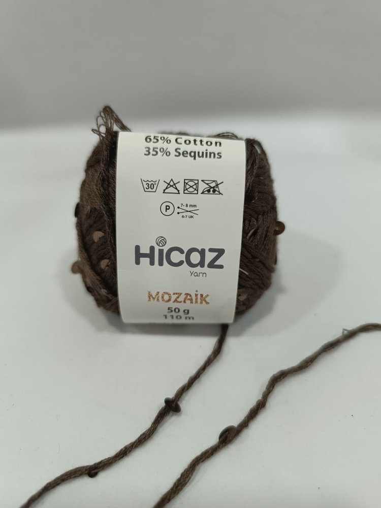 Hicaz İri Pullu El Örgü İpi 50gr