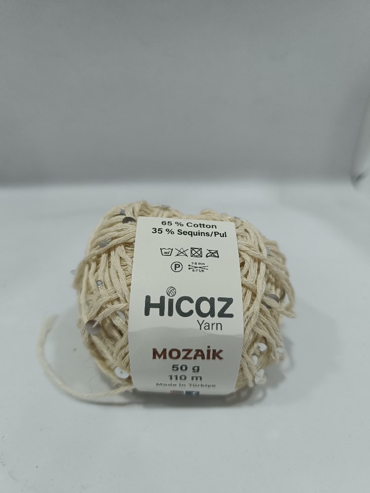 Hicaz İri Pullu El Örgü İpi 50gr 
