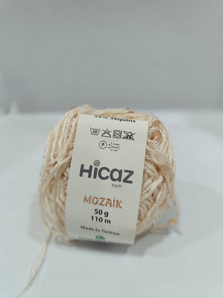 Hicaz İri Pullu El Örgü İpi 50gr 
