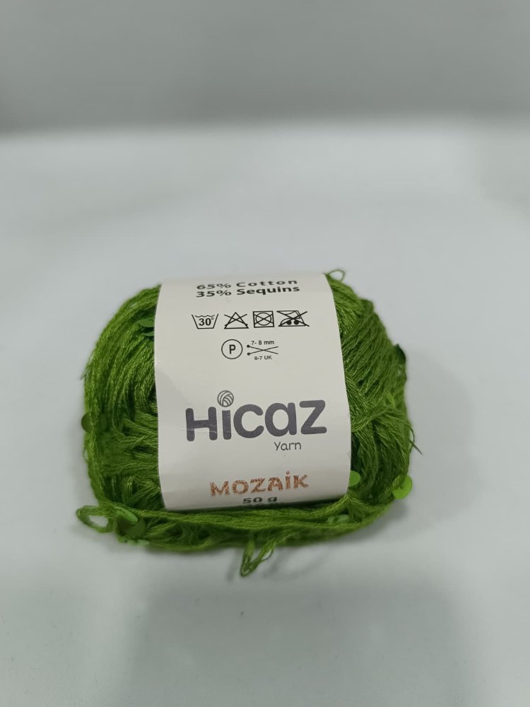 Hicaz İri Pullu El Örgü İpi 50gr 
