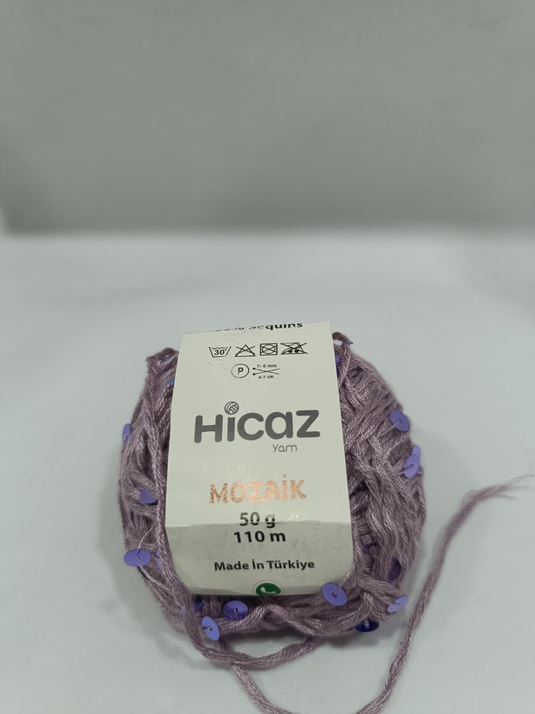 Hicaz İri Pullu El Örgü İpi 50gr 