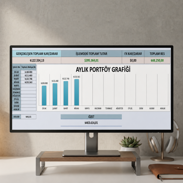 PROFESYONEL EXCEL PORTFÖY TAKİP