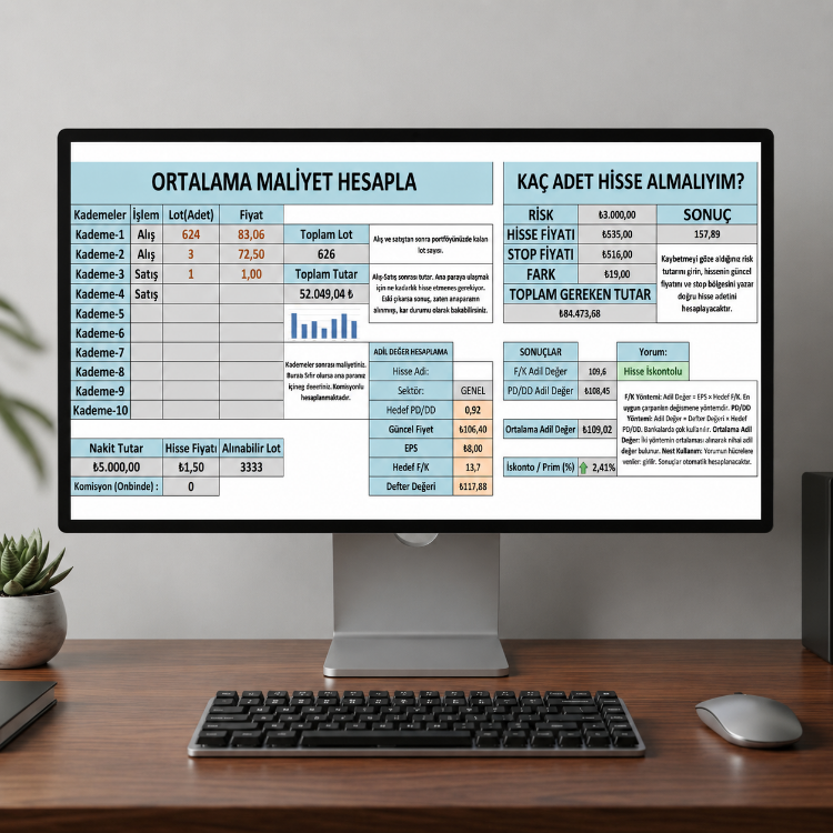 PROFESYONEL EXCEL PORTFÖY TAKİP