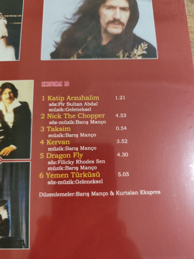 Barış Manço 20. sanat yılı Almanya Baskı 