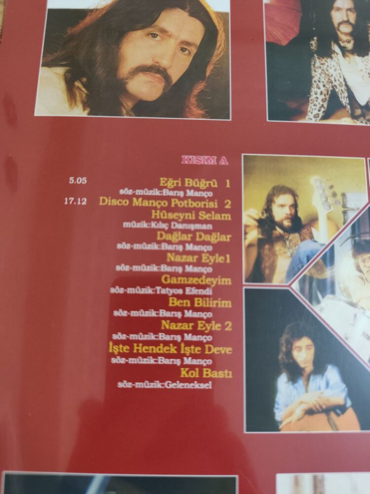 Barış Manço 20. sanat yılı Almanya Baskı 