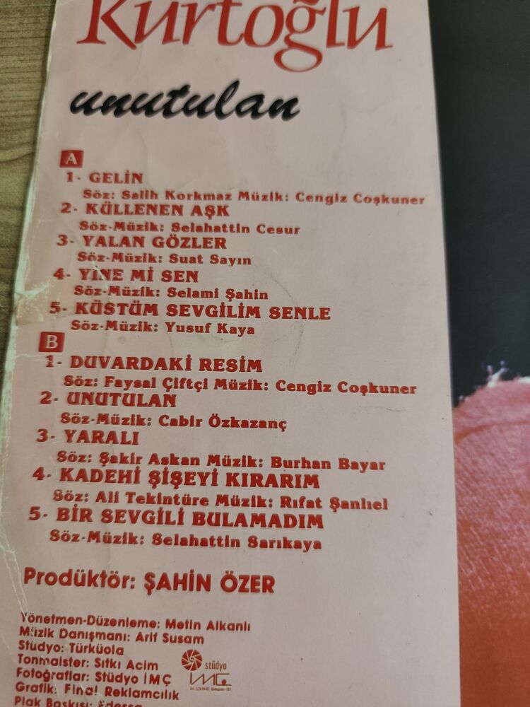 Cengiz Kurtoğlu unutulan dönem Baskı Lp 