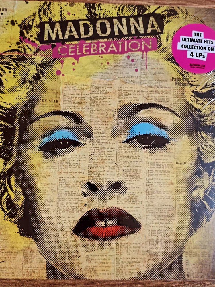 Madonna celebration Plak