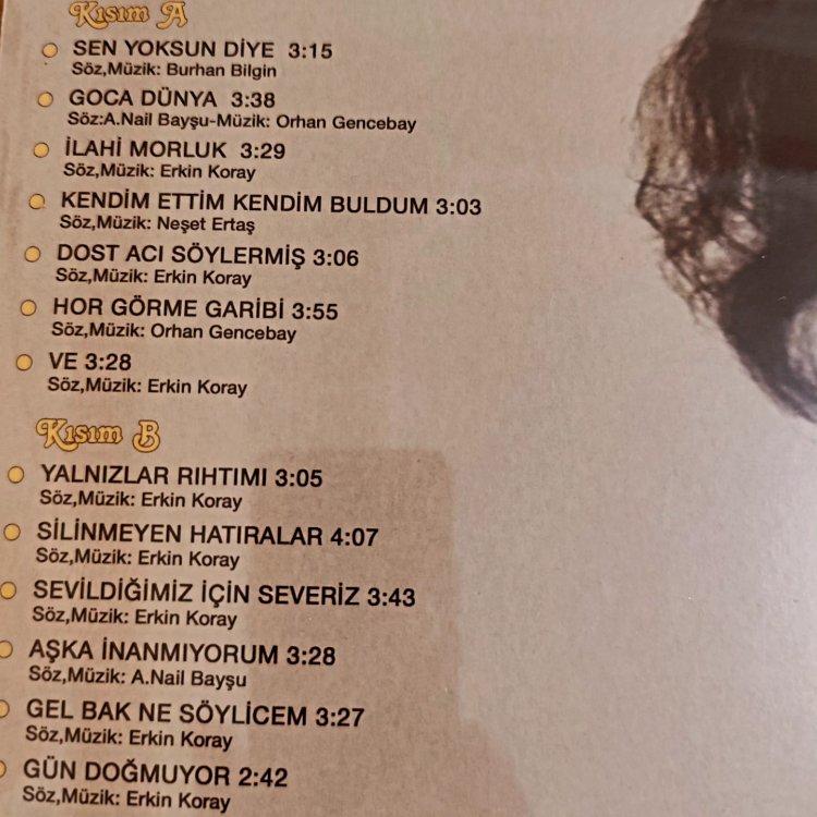 Erkin Koray silinmeyen hatıralar 