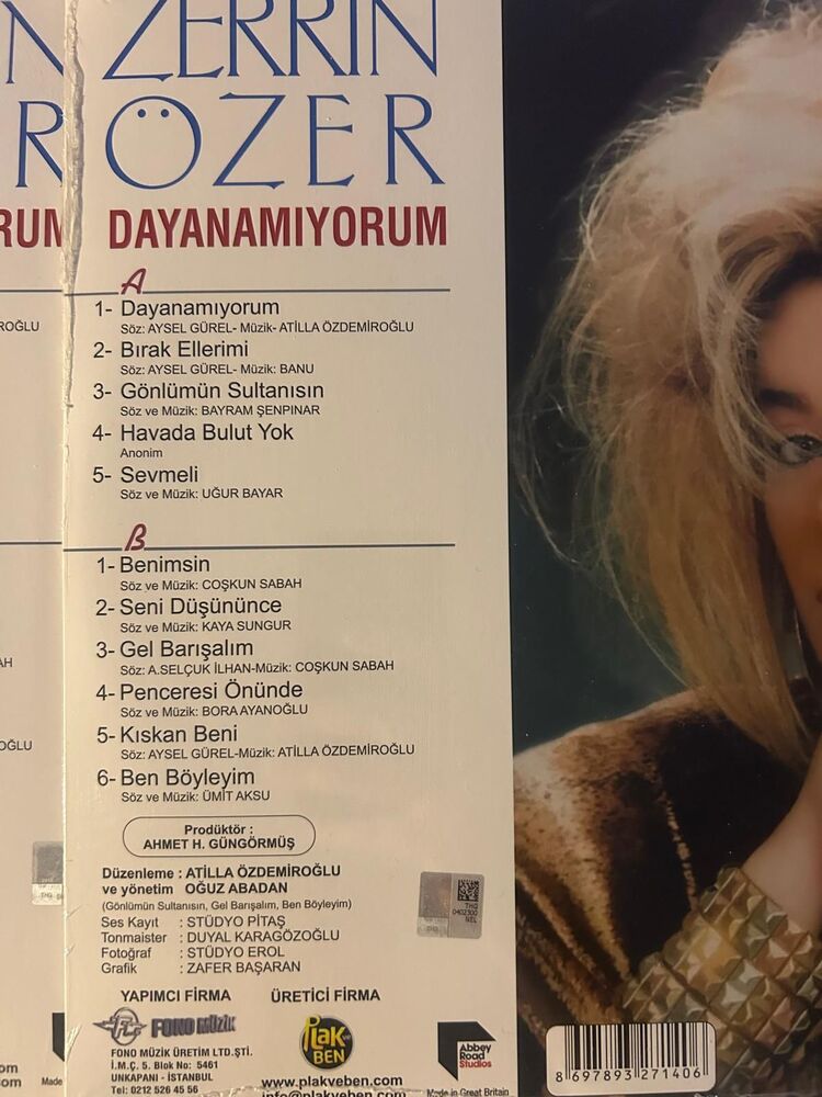 Zerrin Özer PLAK