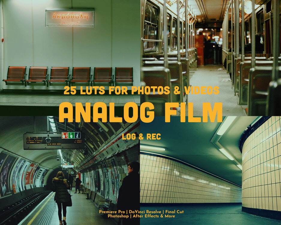 01-25 OLD VINTAGE Film LUTs | Premiere Pro, Color Grading,  Video Luts, Video Editing, Retro Luts | 