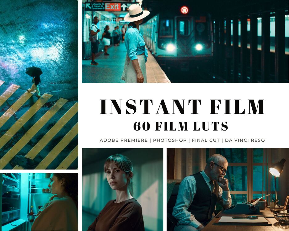 11-60 MOVIE LOOK Film LUTs | Premiere Pro, Color Grading,  Video Luts, Video Editing, Retro Luts |