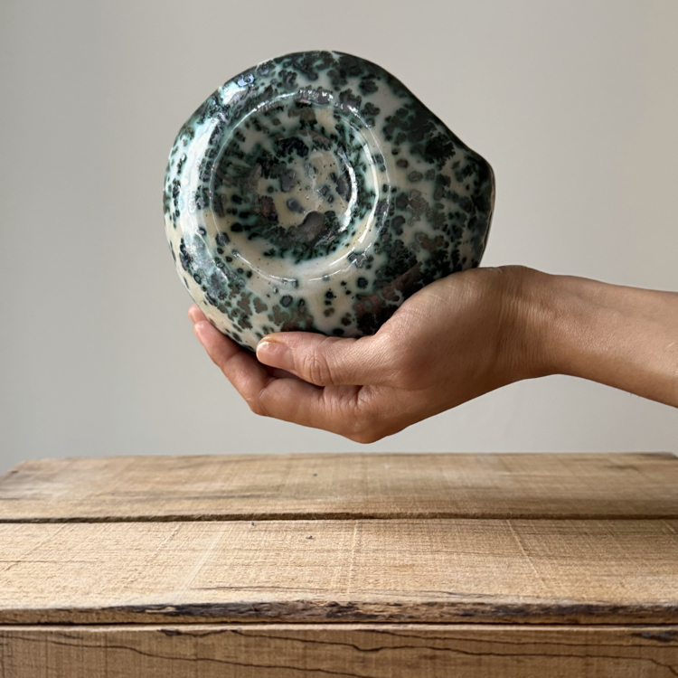 El Yapımı Stoneware Seramik Buhurdanlık