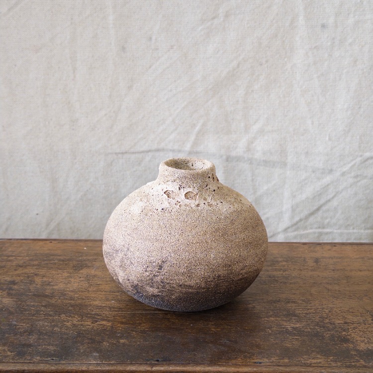 El Yapımı Stoneware Seramik Vazo