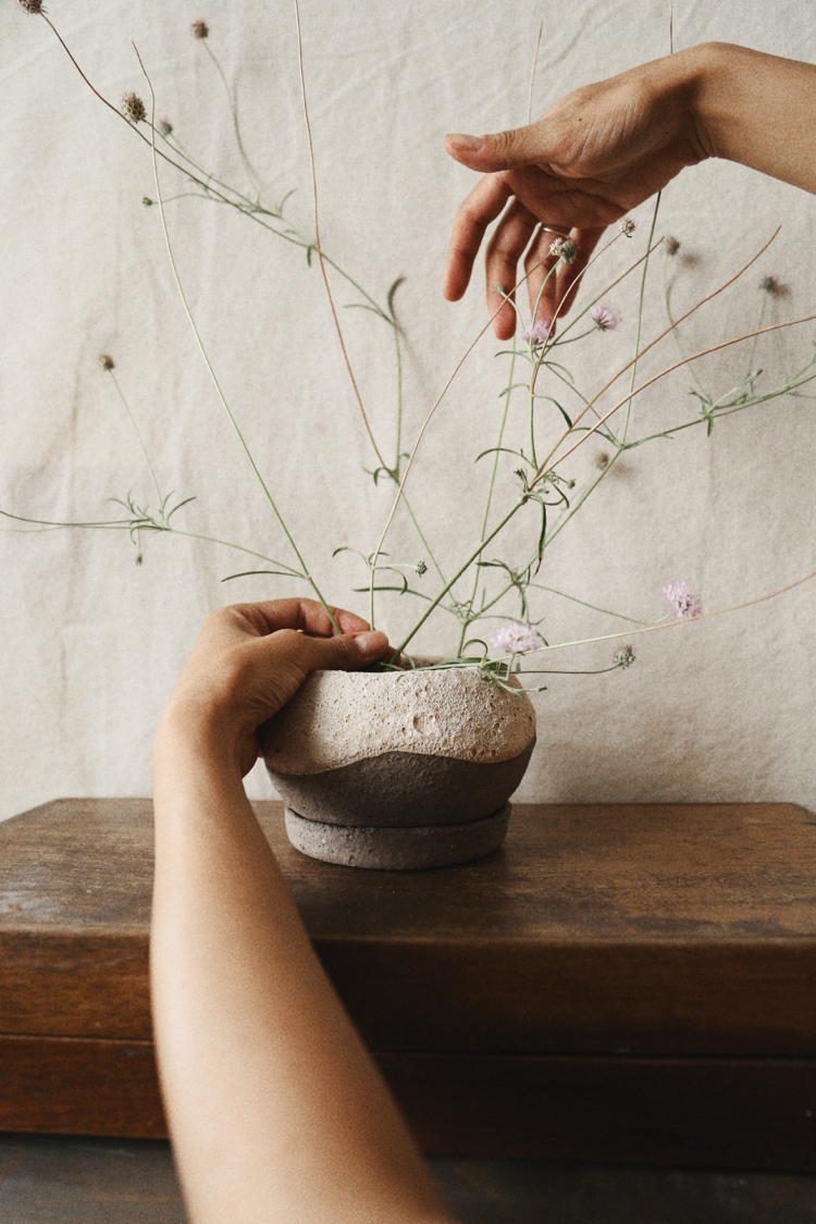 Stoneware Seramik Saksı