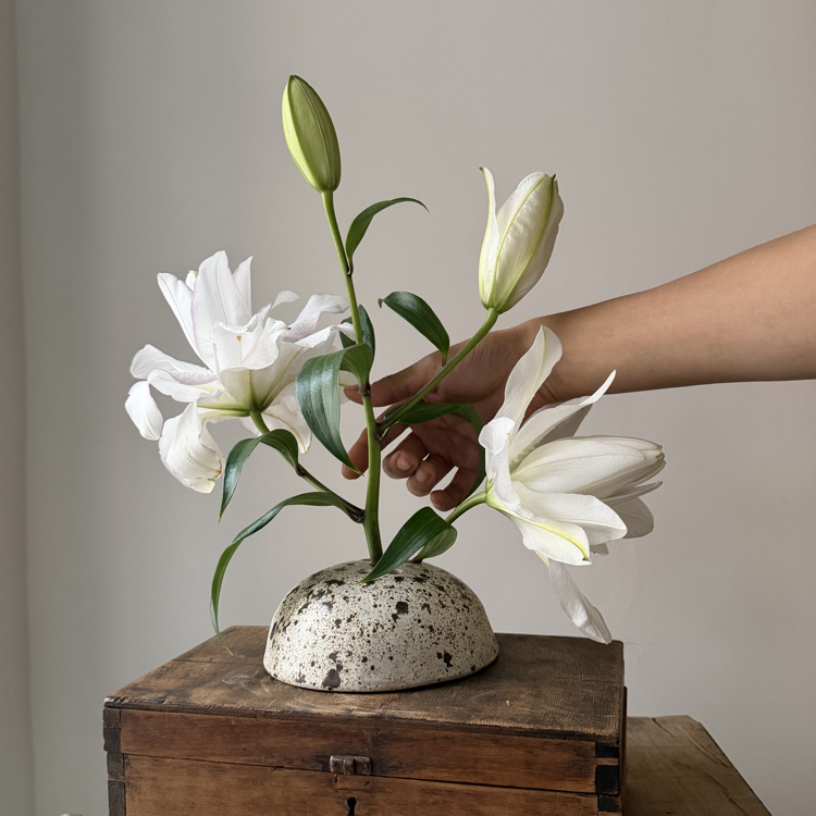 Stoneware Ikebana Vazo