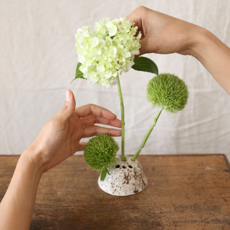 Stoneware Seramik Ikebana Aranjman Vazosu