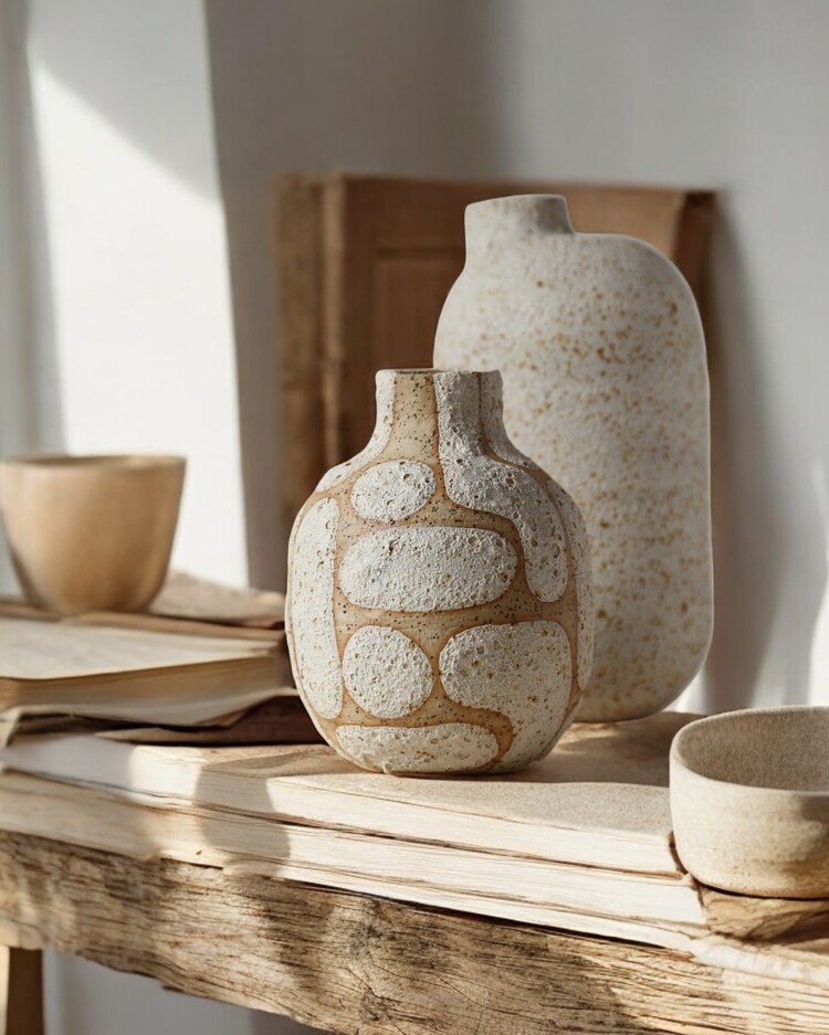 Stoneware Seramik Vazo