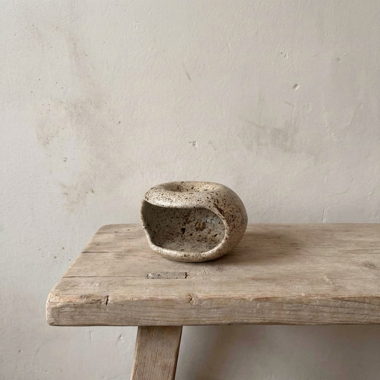 El Yapımı Stoneware Seramik Buhurdanlık
