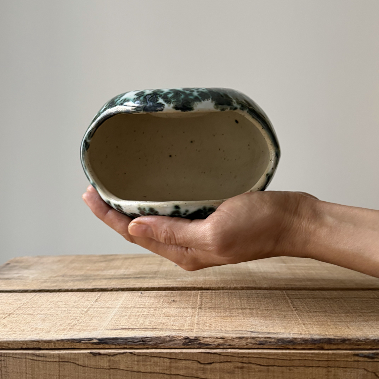 El Yapımı Stoneware Seramik Buhurdanlık