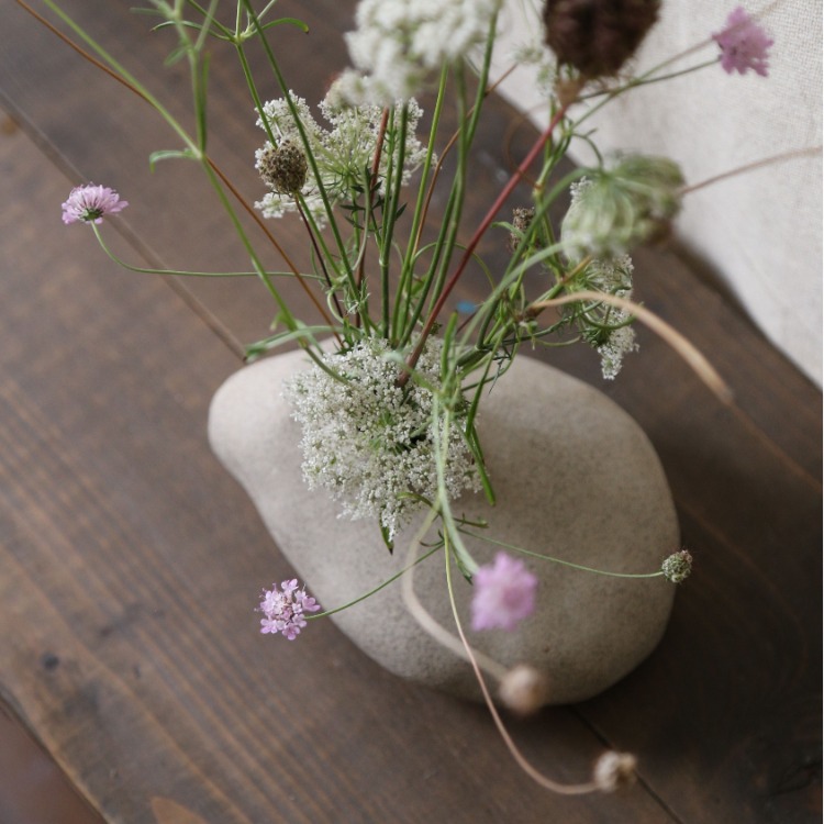 El Yapımı Stoneware Seramik Vazo