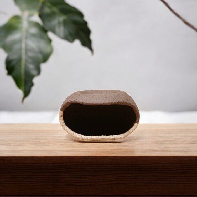 El Yapımı Stoneware Seramik Buhurdanlık