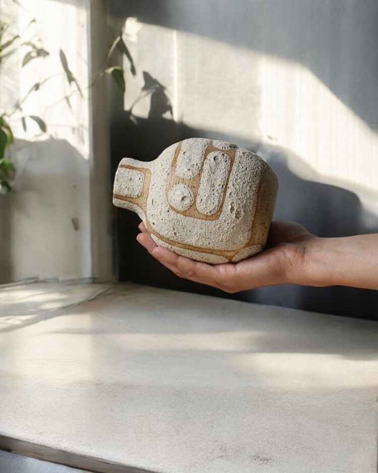 Stoneware Seramik Vazo