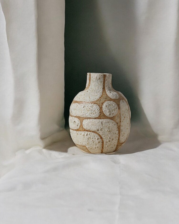 Stoneware Seramik Vazo