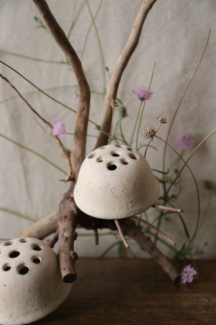 Stoneware Seramik Ikebana Aranjman Vazosu
