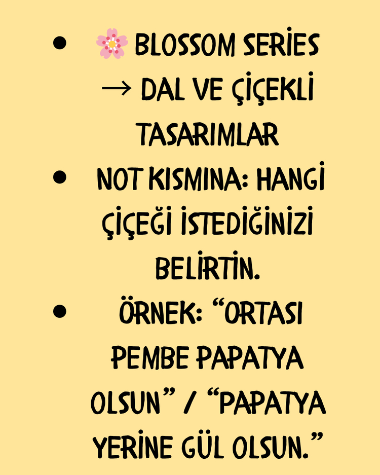 Çiçek temalı tasarımlar