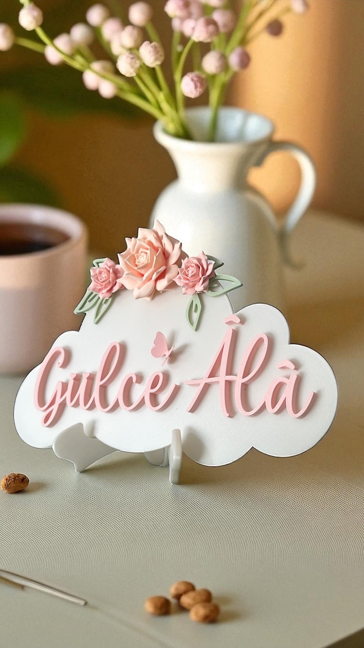 ✨ bulut şeklinde kapı süsü-masa üstü süsü
