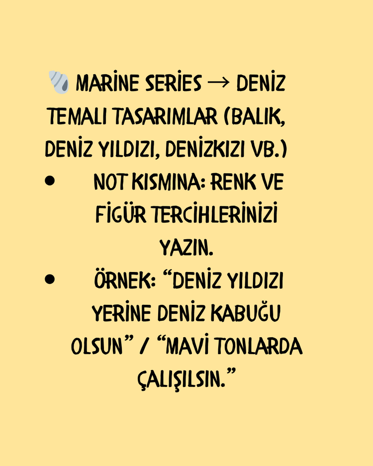 Deniz temalı modeller