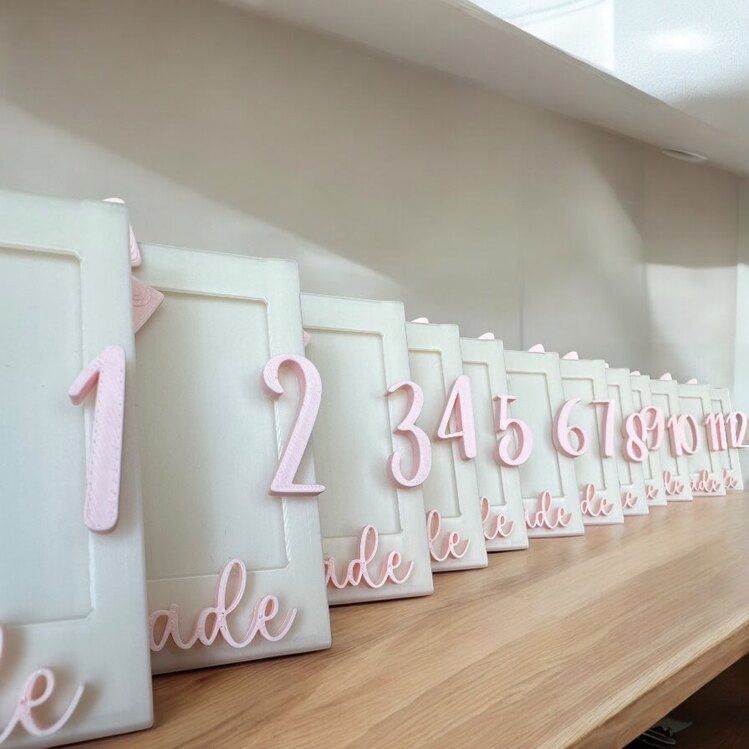 12 Aylık Doğum Günü Anı Çerçeve Set