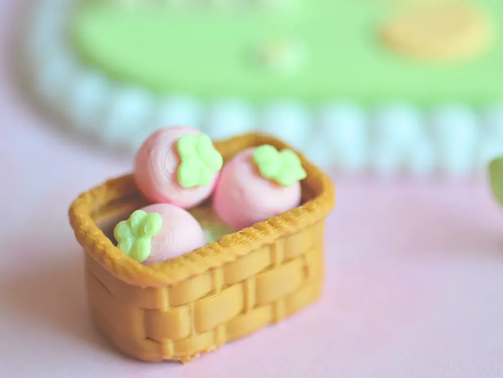 Mini Cute Serisi Çilek Bahçesi Diorama