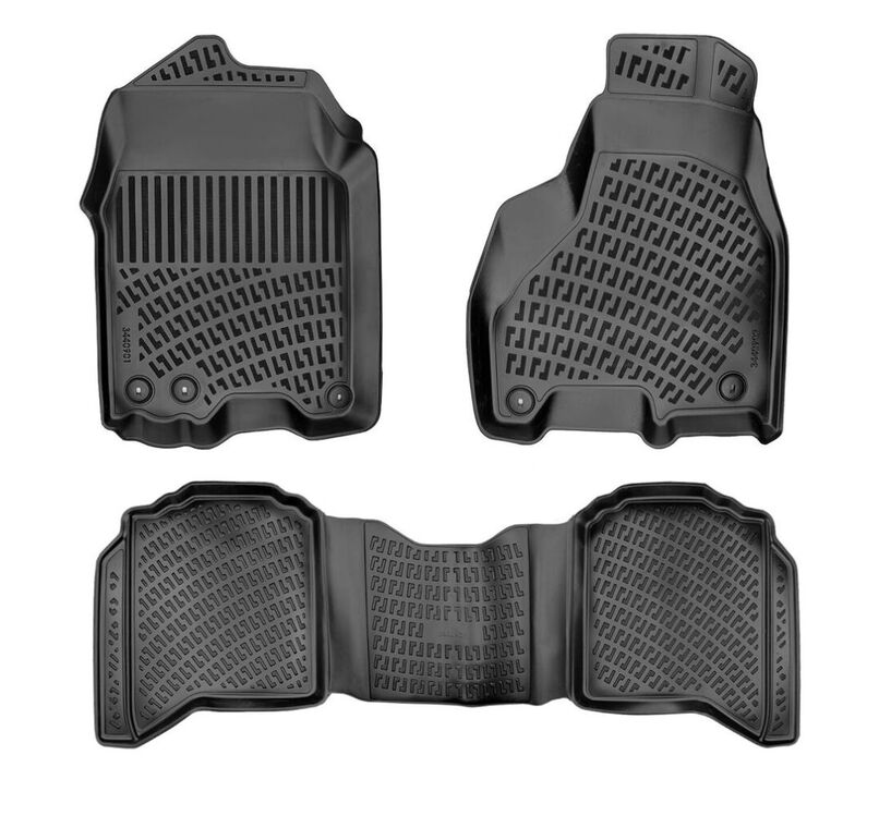 Dodge Ram 1500 Crew Cab/Halı Zemin/ Otomatik Vites 2009-2019 3D Havuzlu Paspas