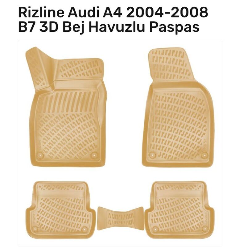 Audi A4 2004-2008 3D Havuzlu Paspas 