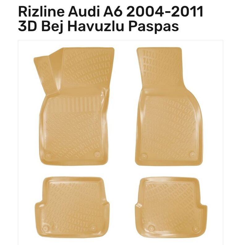 Audi A6 2004-2011 3D Havuzlu Paspas