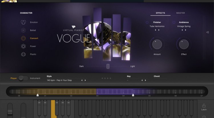 uJAM - Virtual Pianist Vogue