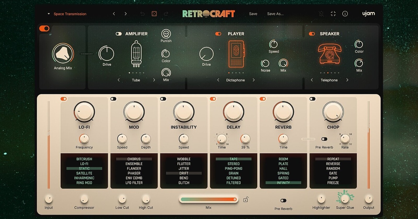 UJAM - RETROCRAFT v.1.0.0 VST, VST3, AAX x64