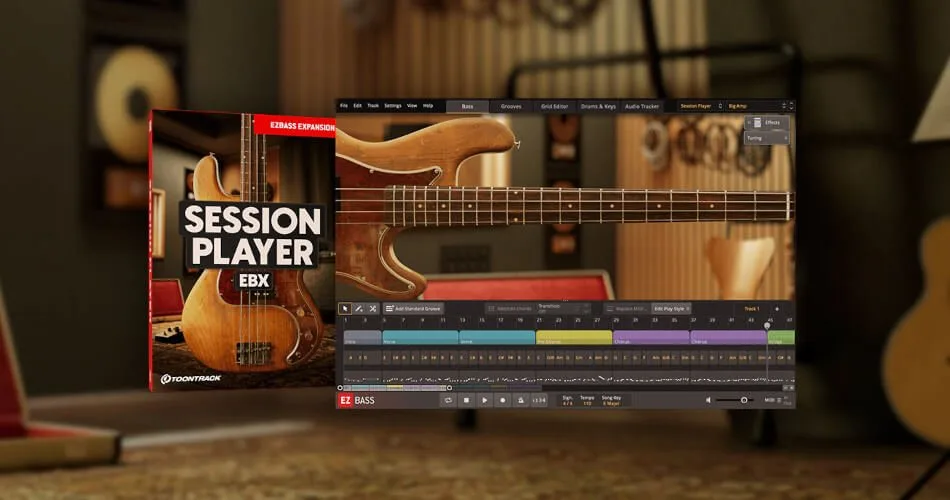 Toontrack - EZbass 1.3.4 STANDALONE, VSTi, VSTi3, AAX, AU WIN.MAC x64