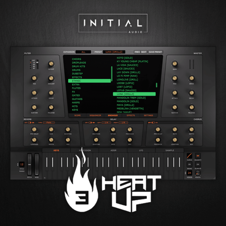 Initial Audio – Heat Up 3 v3.2.0 STANDALONE, VSTi x64 + EXPANSiON
