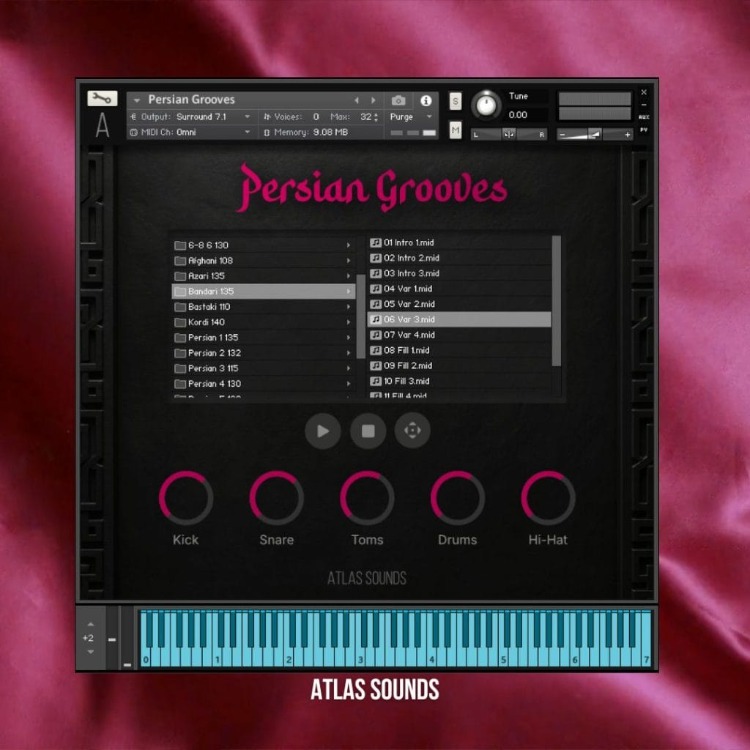 Sonic Market - Persian Grooves (WAV)